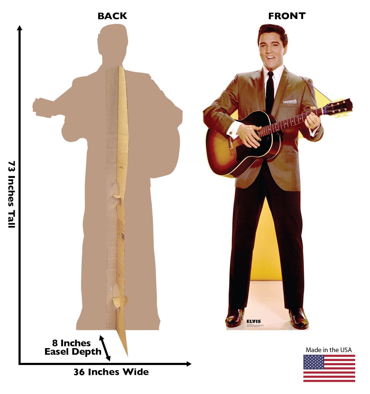 Elvis Presley Sportscoat Guitar Talking Life-Size Cardboard Cutout - All Cutouts