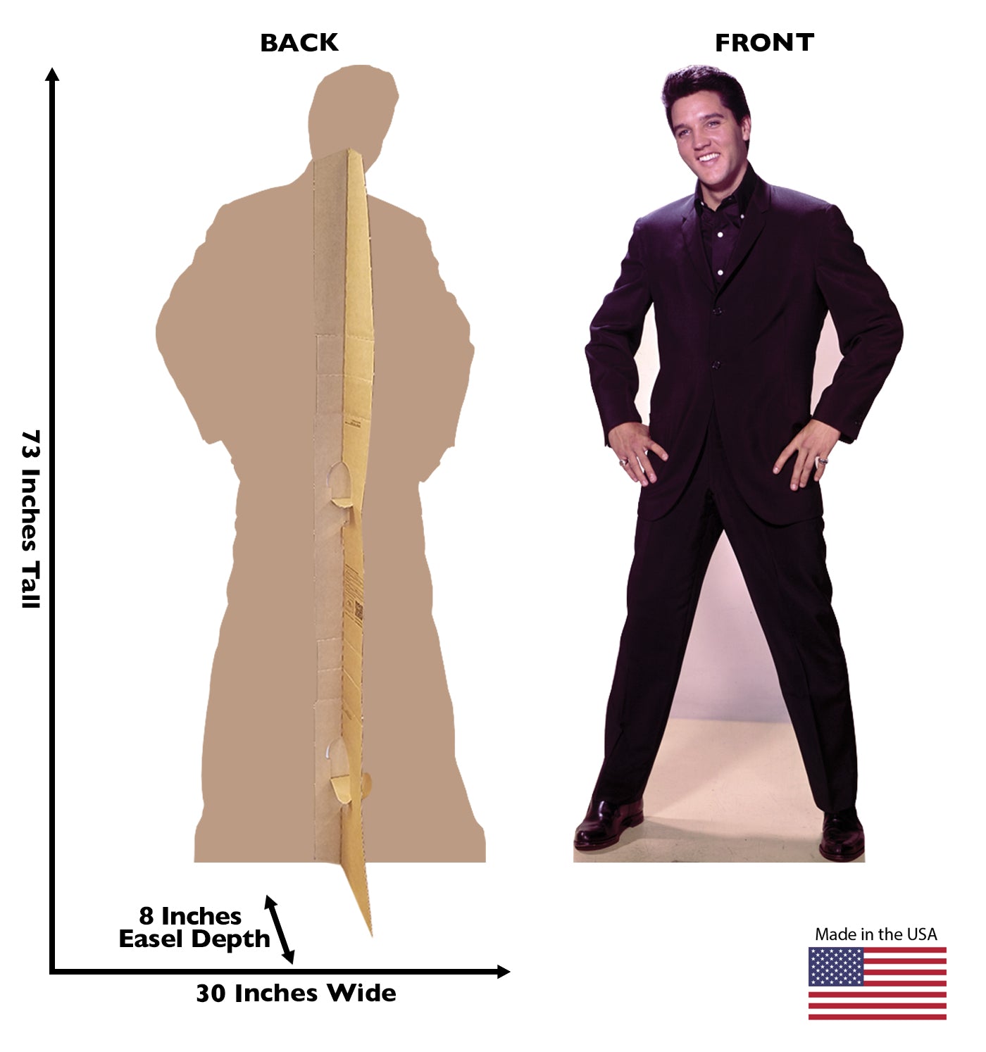 Elvis Presley Hands on Hips Life-Size Cardboard Cutout - All Cutouts