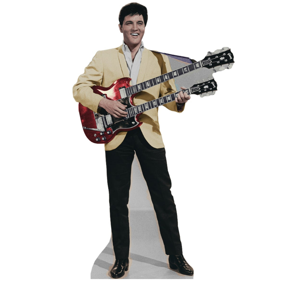 Elvis Yellow Jacket Talking Life-Size Cardboard Cutout - All Cutouts