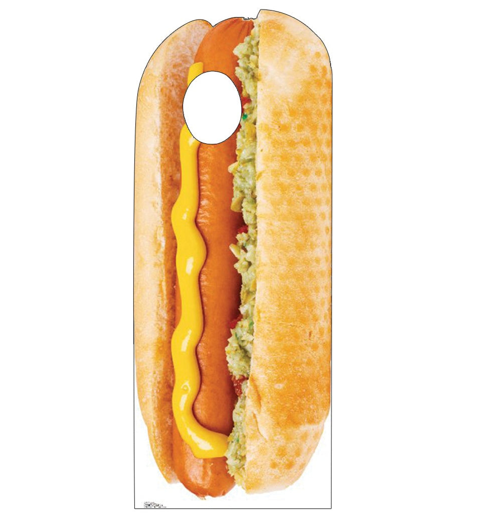 Life-size Hot Dog Standin Cardboard Standup - All Cutouts