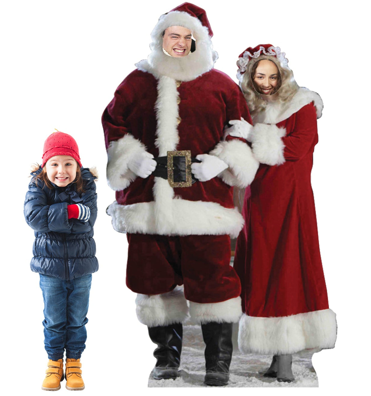 Mr. and Mrs. Claus Life-Size Cardboard Stand-in - All Cutouts