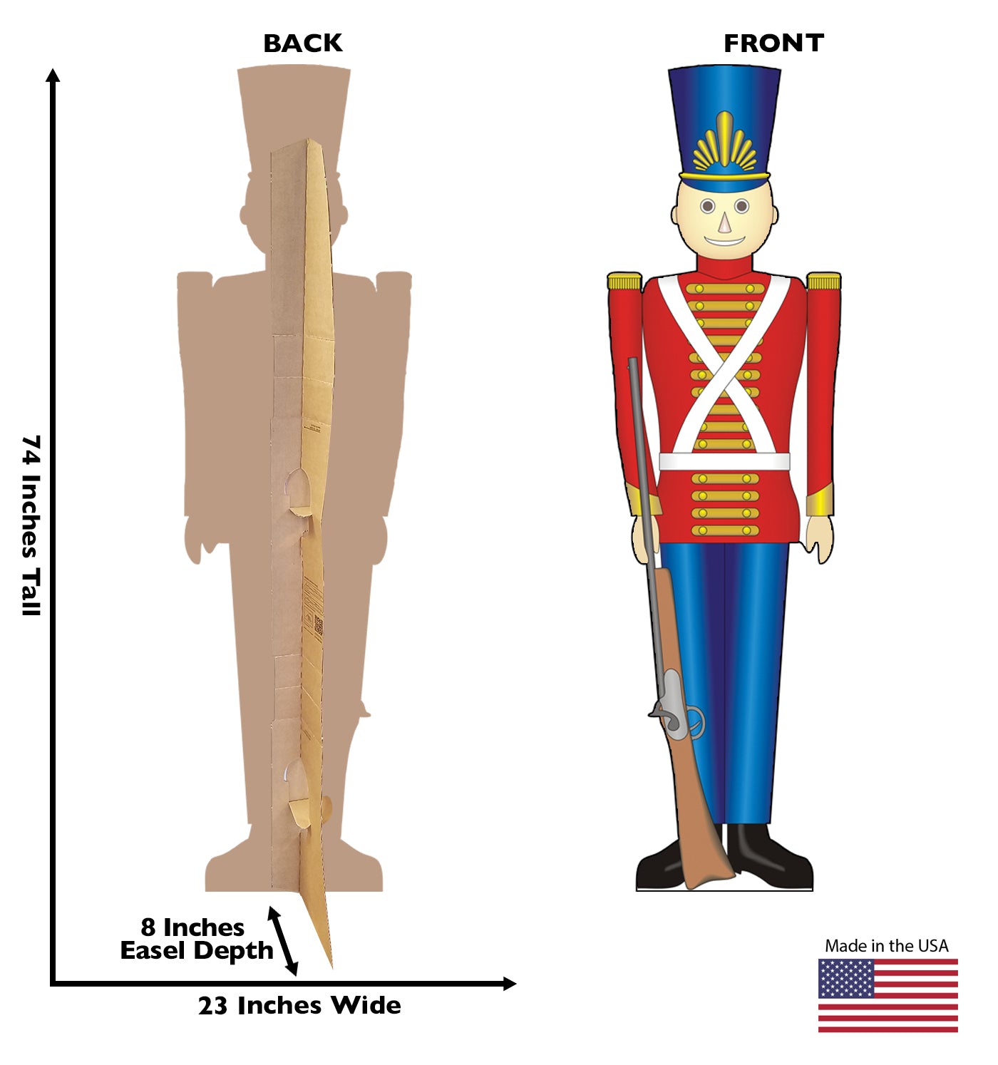 Life-size Toy Soldier Cardboard Standup - All Cutouts