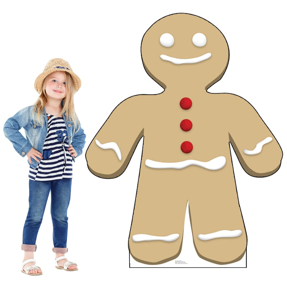 Life-size Ginger Bread Man Cardboard Cutout - All Cutouts