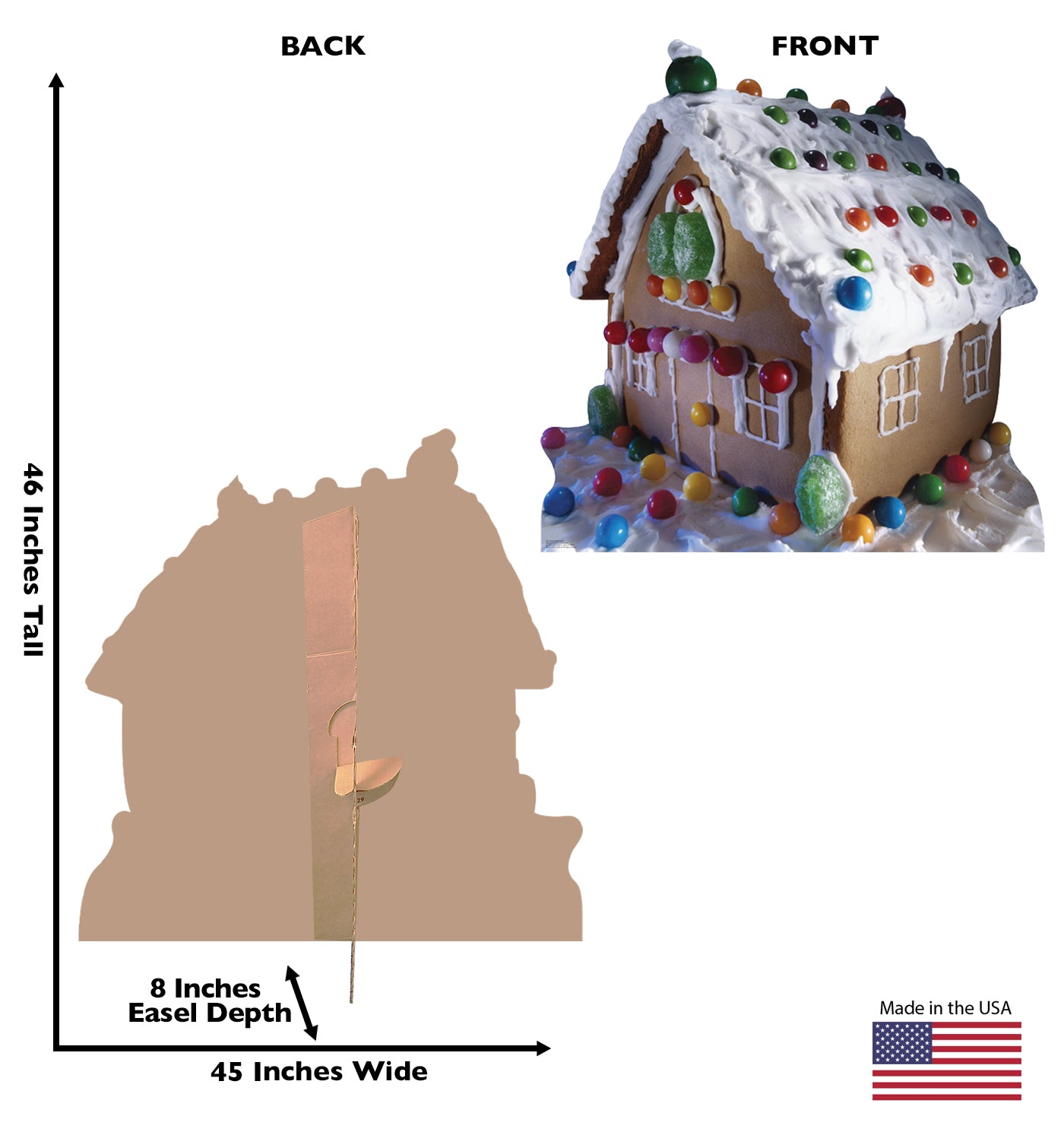 Life-size Ginger Bread House Cardboard Cutout - All Cutouts