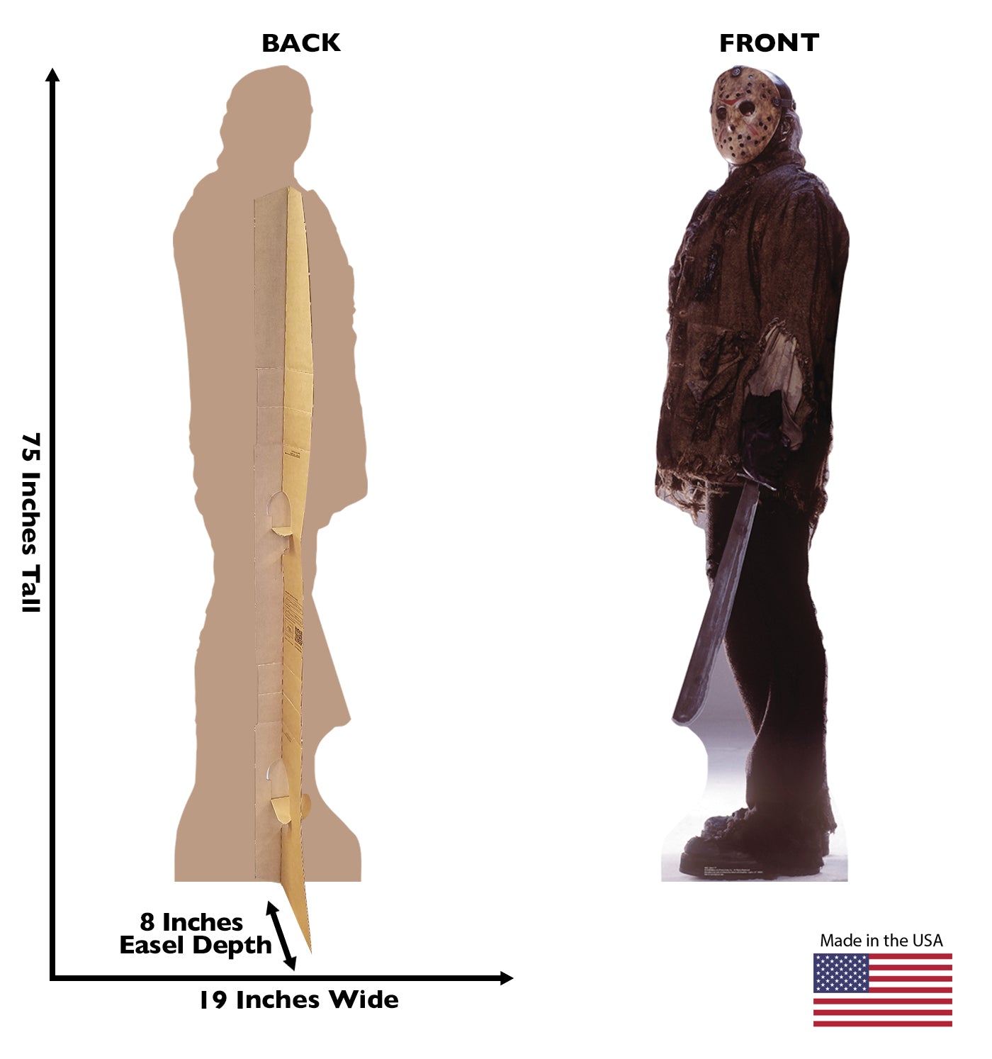 Life-size Jason Voorhees Cardboard Cutout - All Cutouts