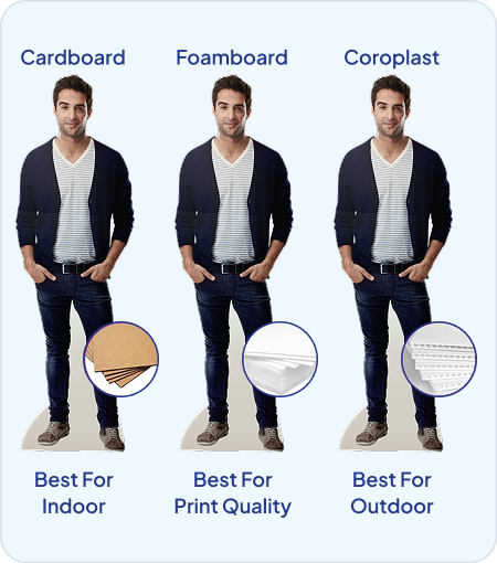 Personalized Cardboard Cutouts | Custom Life Size Cutout_BASE - All Cutouts