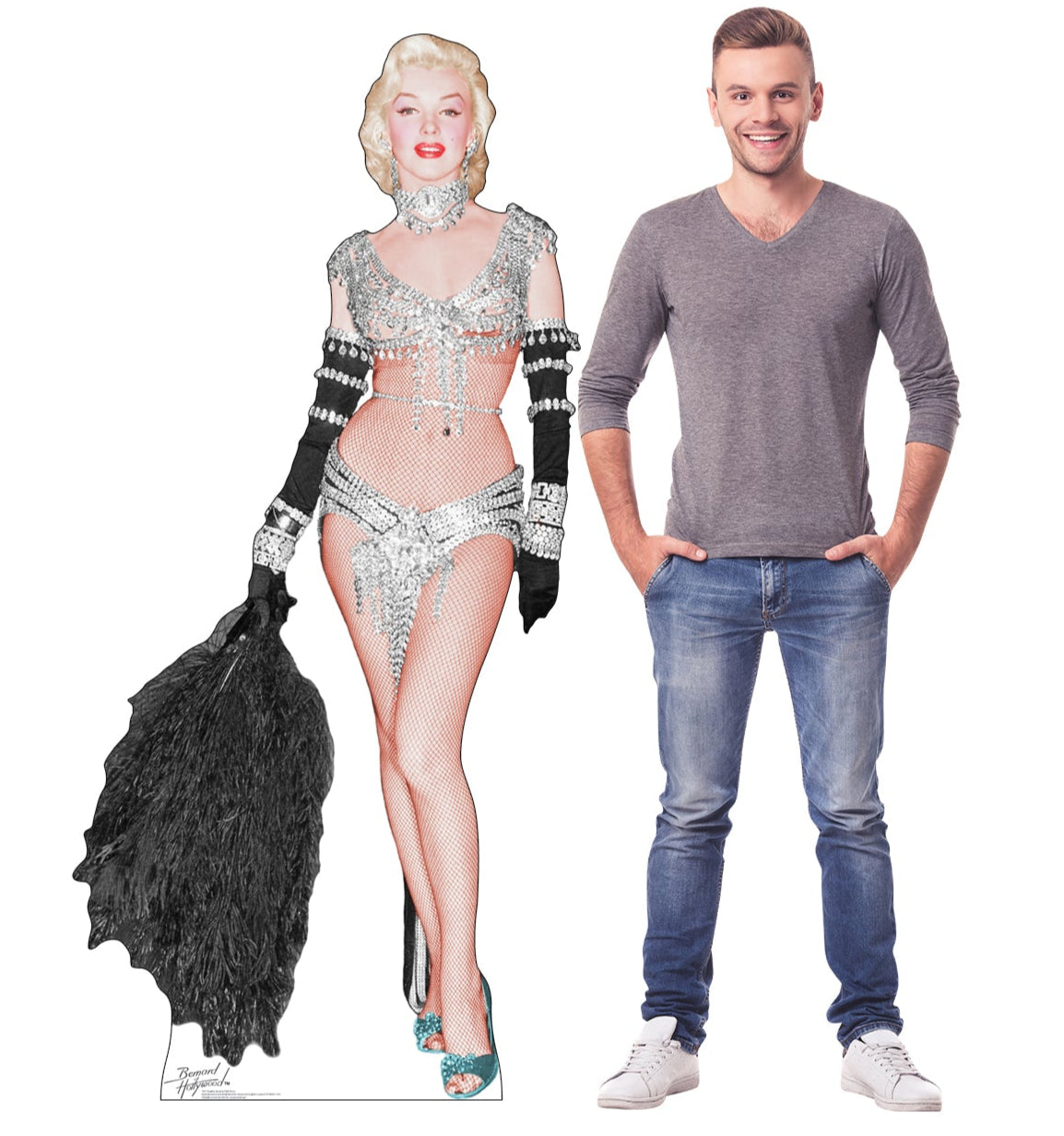 Life-size Marilyn Monroe Showgirl Cardboard Cutout - All Cutouts