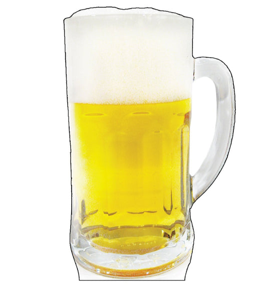 Life-size Beer Mug Cardboard Standup | Cardboard Cutout - All Cutouts