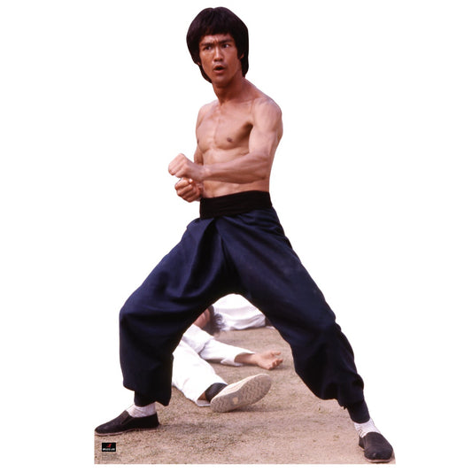Life-size Bruce Lee Fight Stance Cardboard Cutout - All Cutouts