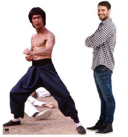 Life-size Bruce Lee Fight Stance Cardboard Cutout - All Cutouts