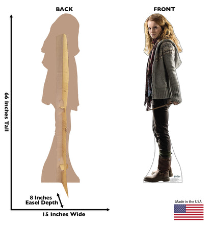 Life-size Hermione Granger Deathly Hallows Cardboard Cutout - All Cutouts