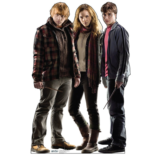 Life-size Harry Hermione and Ron Cardboard Cutout - All Cutouts
