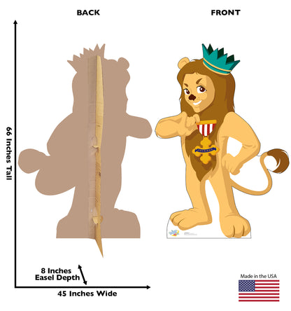Life-size Cowardly Lion Cardboard Standup - All Cutouts