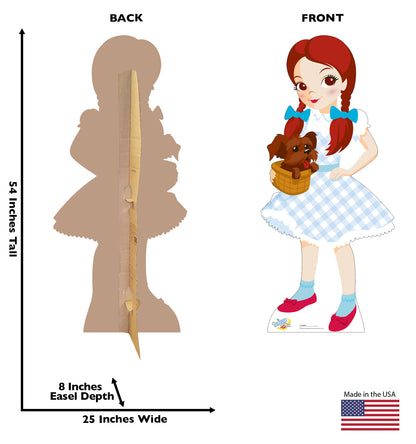 Life-size Dorothy & Toto Wizard of Oz Kids Cardboard Cutout - All Cutouts