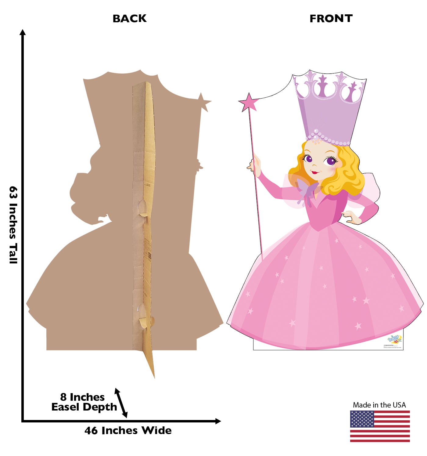 Life-size Glinda the Good Witch Cardboard Cutout - All Cutouts