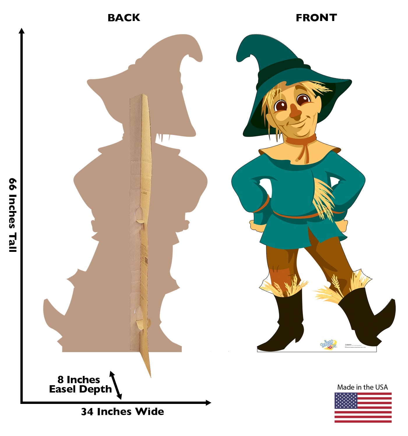 Life-size Scarecrow Cardboard Standup |Cardboard Cutout - All Cutouts