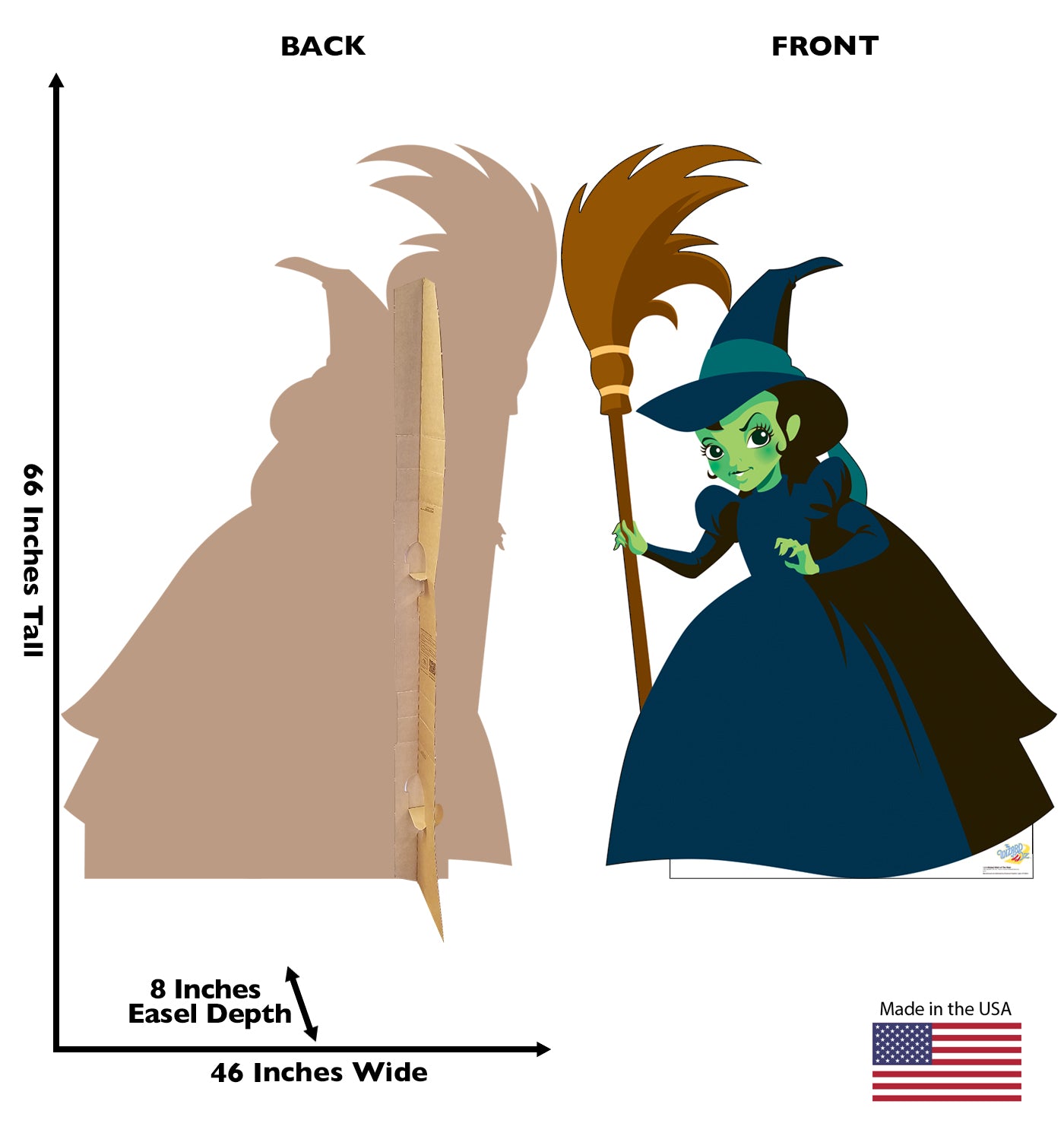 Life-size Wicked Witch of the West Cardboard Cutout - All Cutouts
