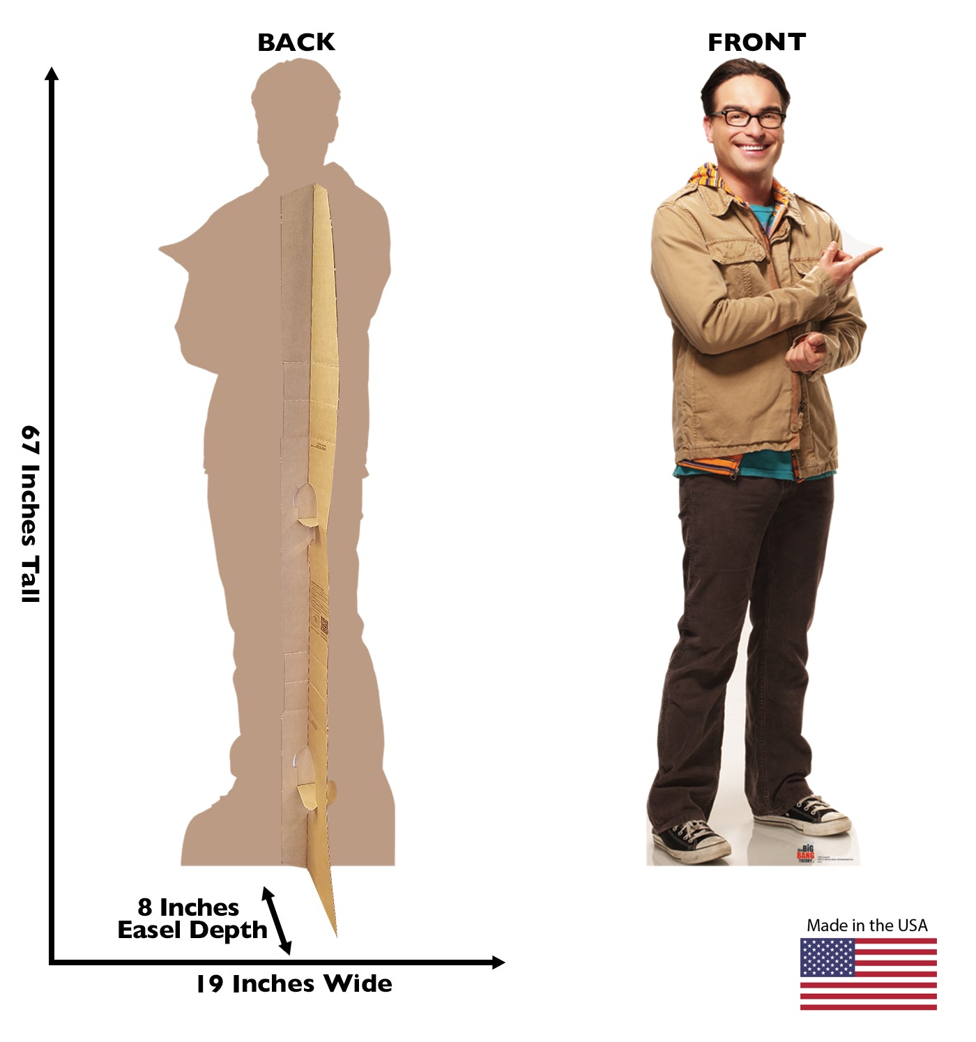 Life-size Leonard Cardboard Standup | Cardboard Cutout - All Cutouts