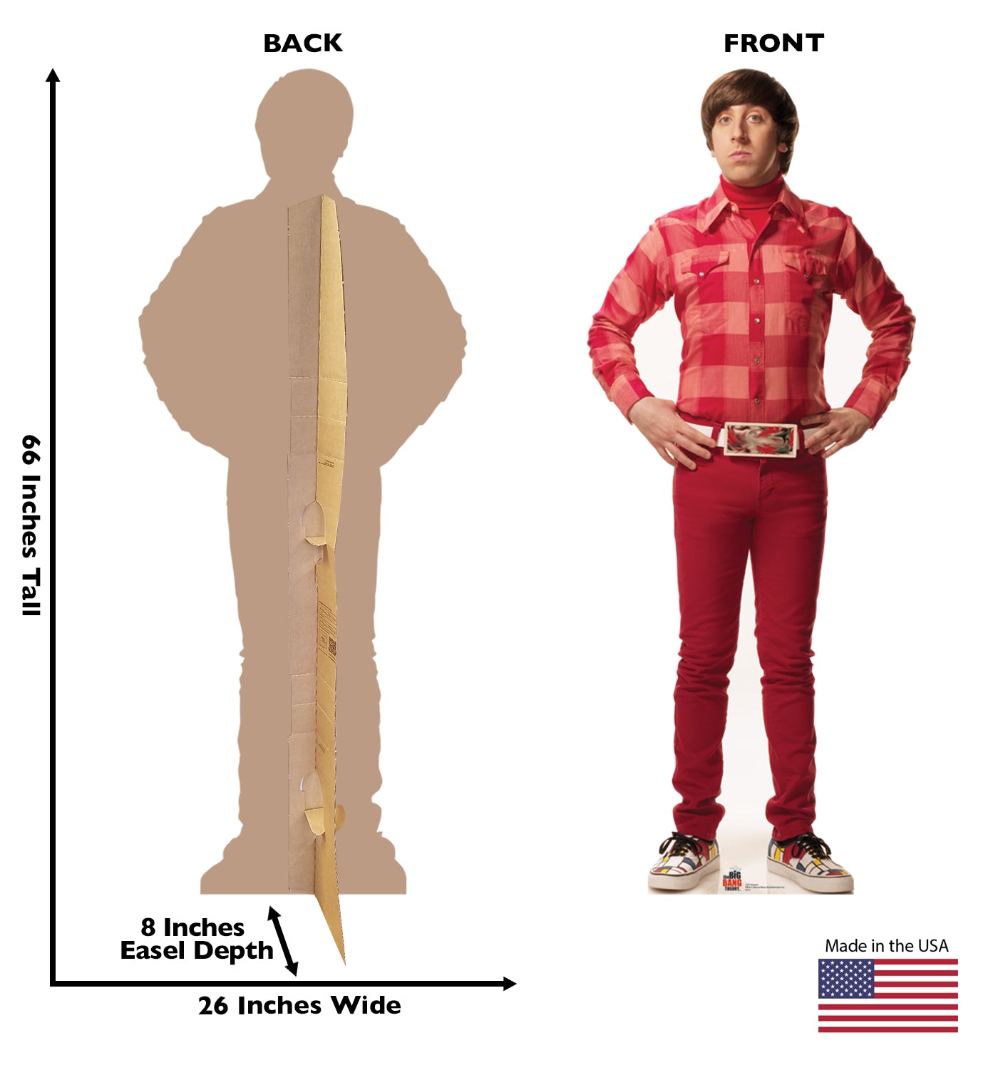 Life-size Howard Cardboard Standup | Cardboard Cutout - All Cutouts