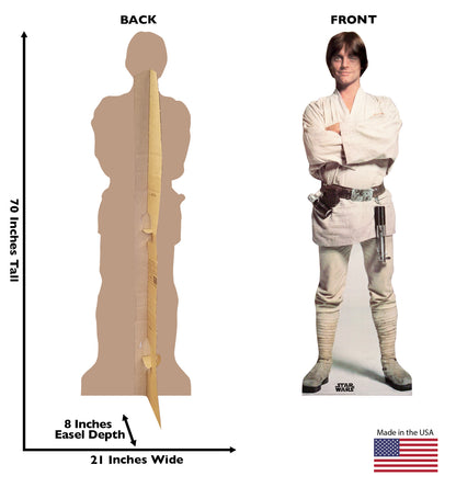 Luke Skywalker Talking Standing Life-Size Cardboard Cutout - All Cutouts