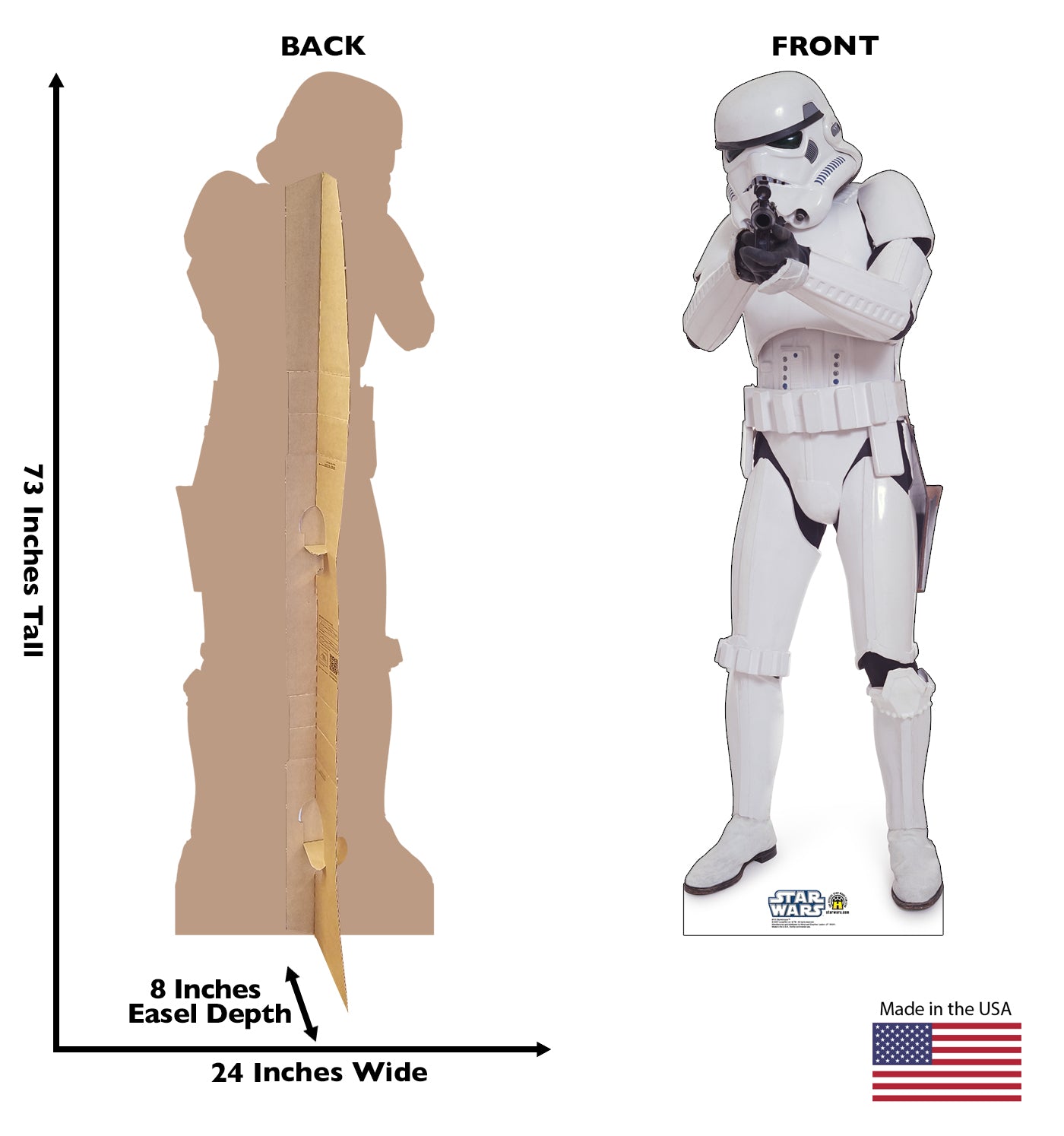 Life-size Stormtrooper Cardboard Cutout Standee - All Cutouts