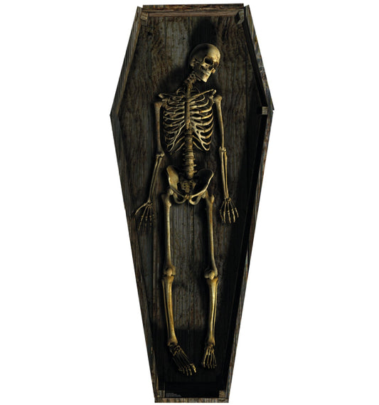 Life-size Skeleton Casket Cardboard Cutout - All Cutouts