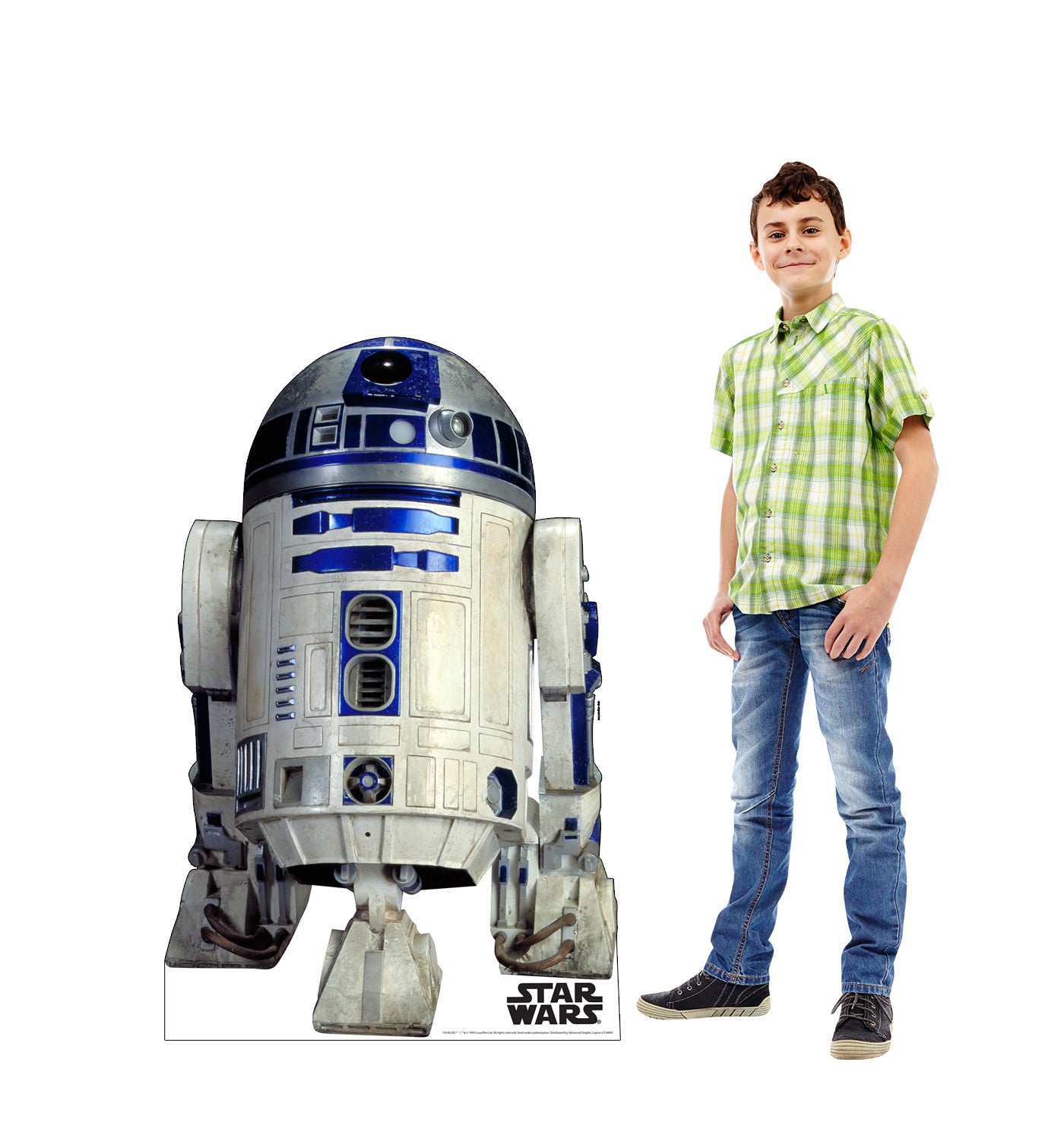 Life-size R2-D2 Cardboard Cutout | Cardboard Standup - All Cutouts