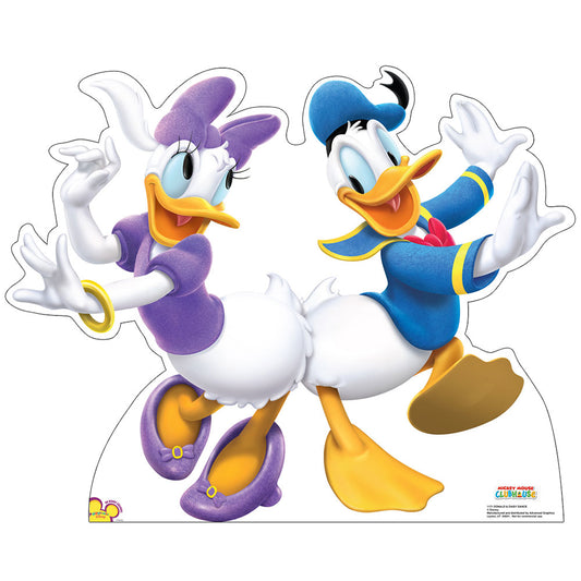 Life-size Donald Duck & Daisy Dancing Cardboard Standup | Cardboard Cutout - All Cutouts