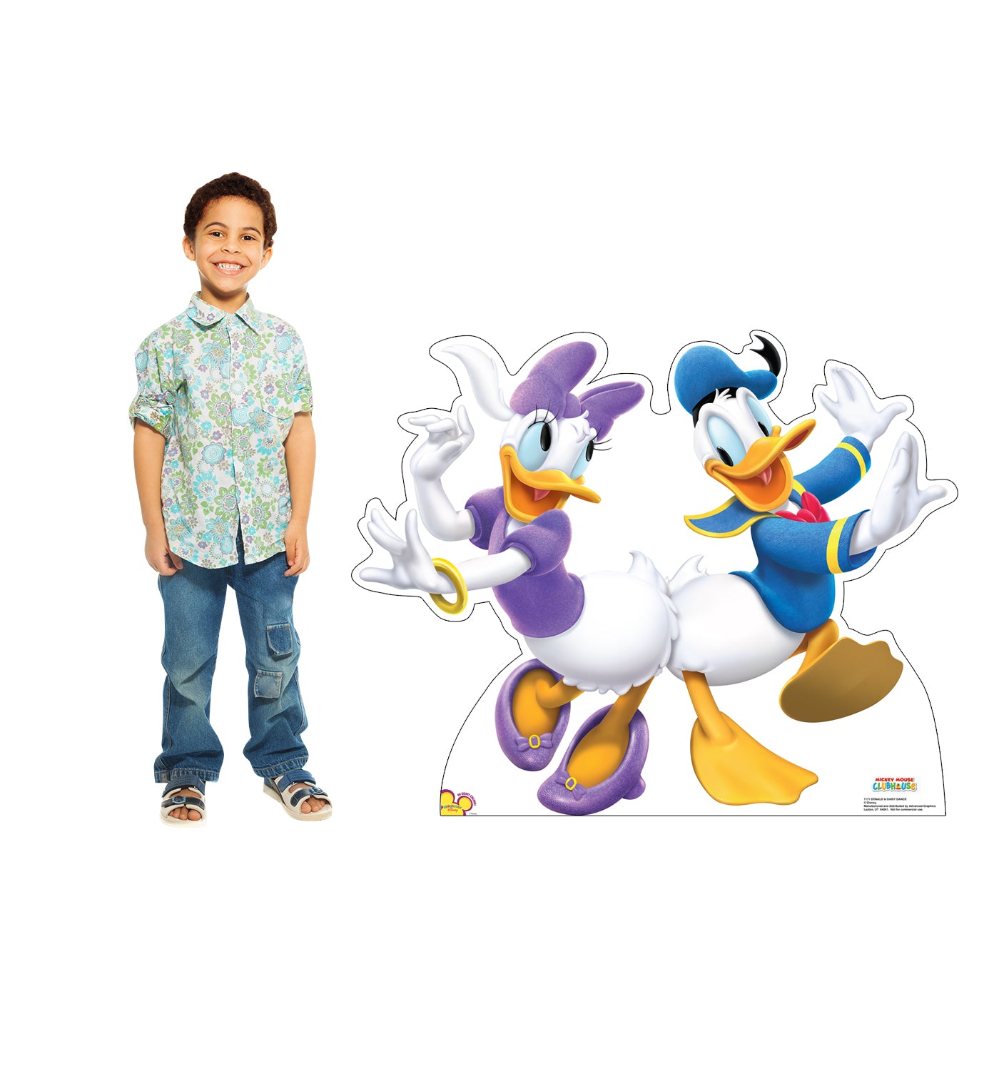 Life-size Donald Duck & Daisy Dancing Cardboard Standup | Cardboard Cutout - All Cutouts