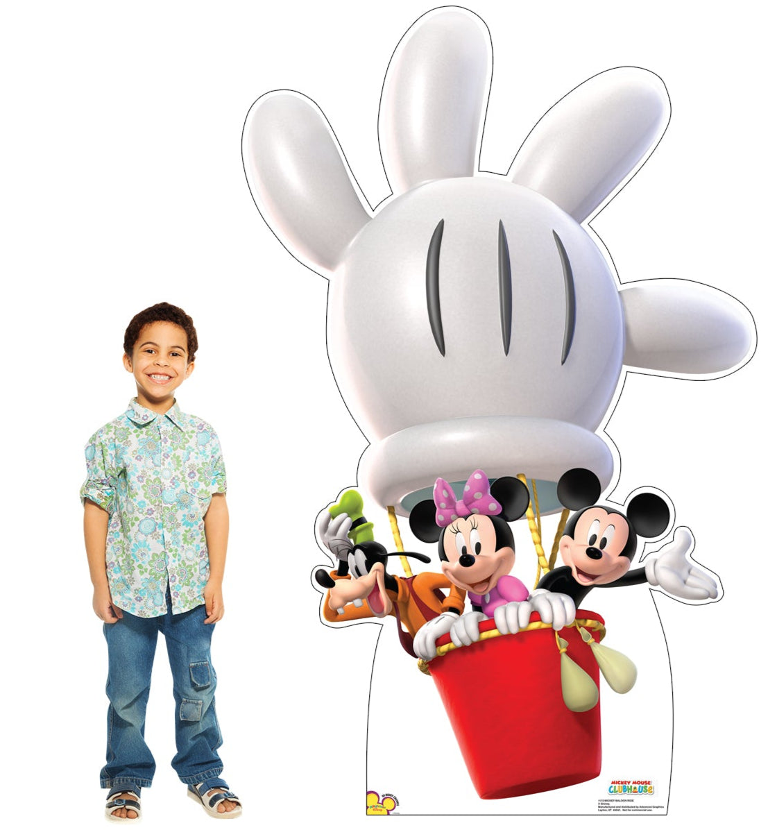 Life-size Mickey Balloon Ride Cardboard Cutout - All Cutouts