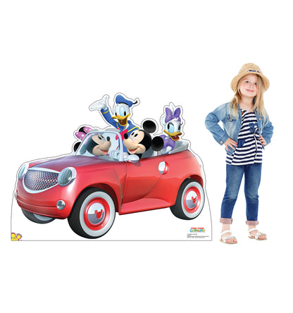 Life-size Mickey Car Ride Cardboard Cutout - All Cutouts
