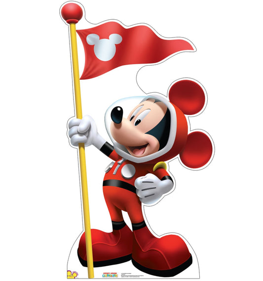 Life-size Mickey In Space Cardboard Cutout - All Cutouts