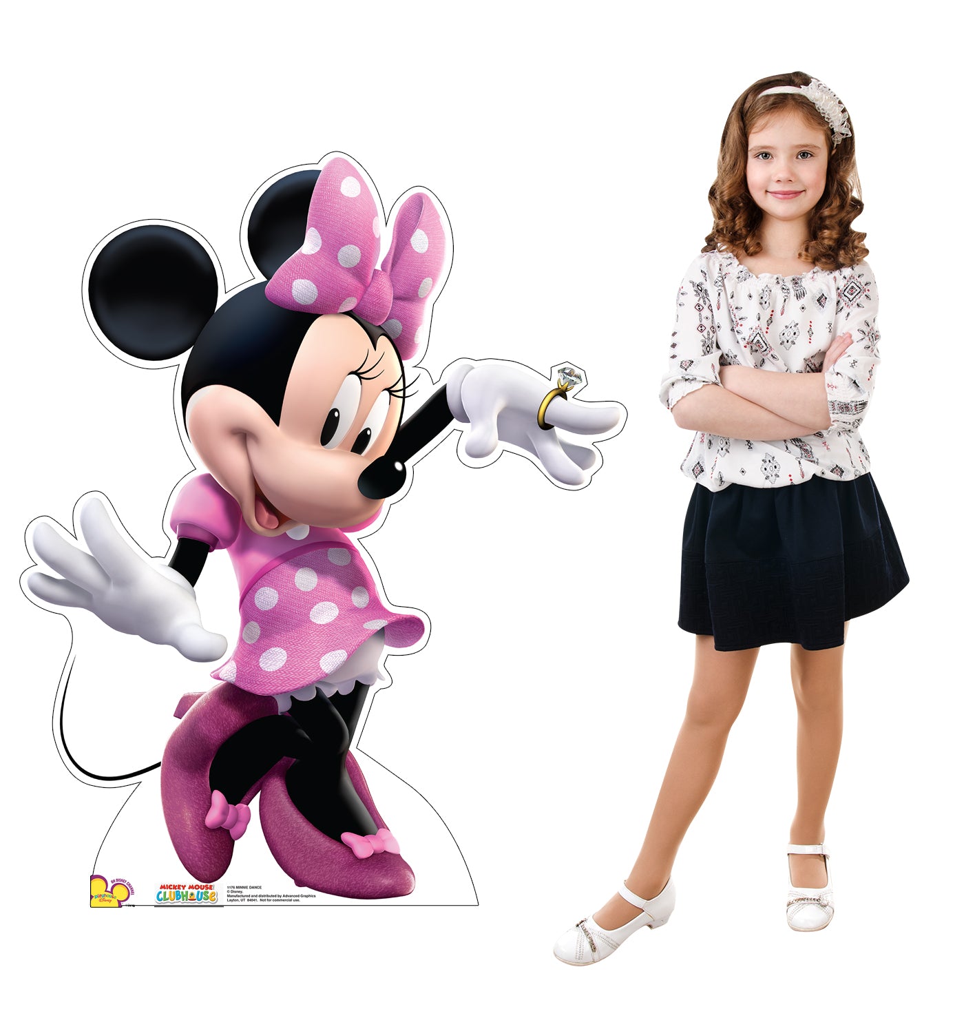 Life-size Minnie Mouse Dancing Cardboard Cutout - All Cutouts