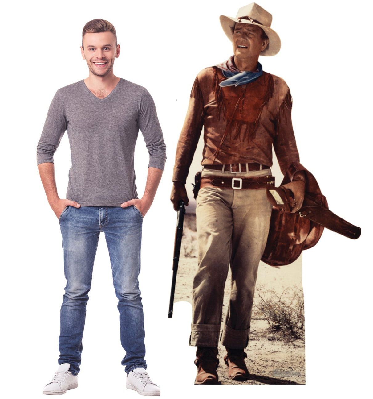 Life-size John Wayne Desert Cardboard Cutout - All Cutouts