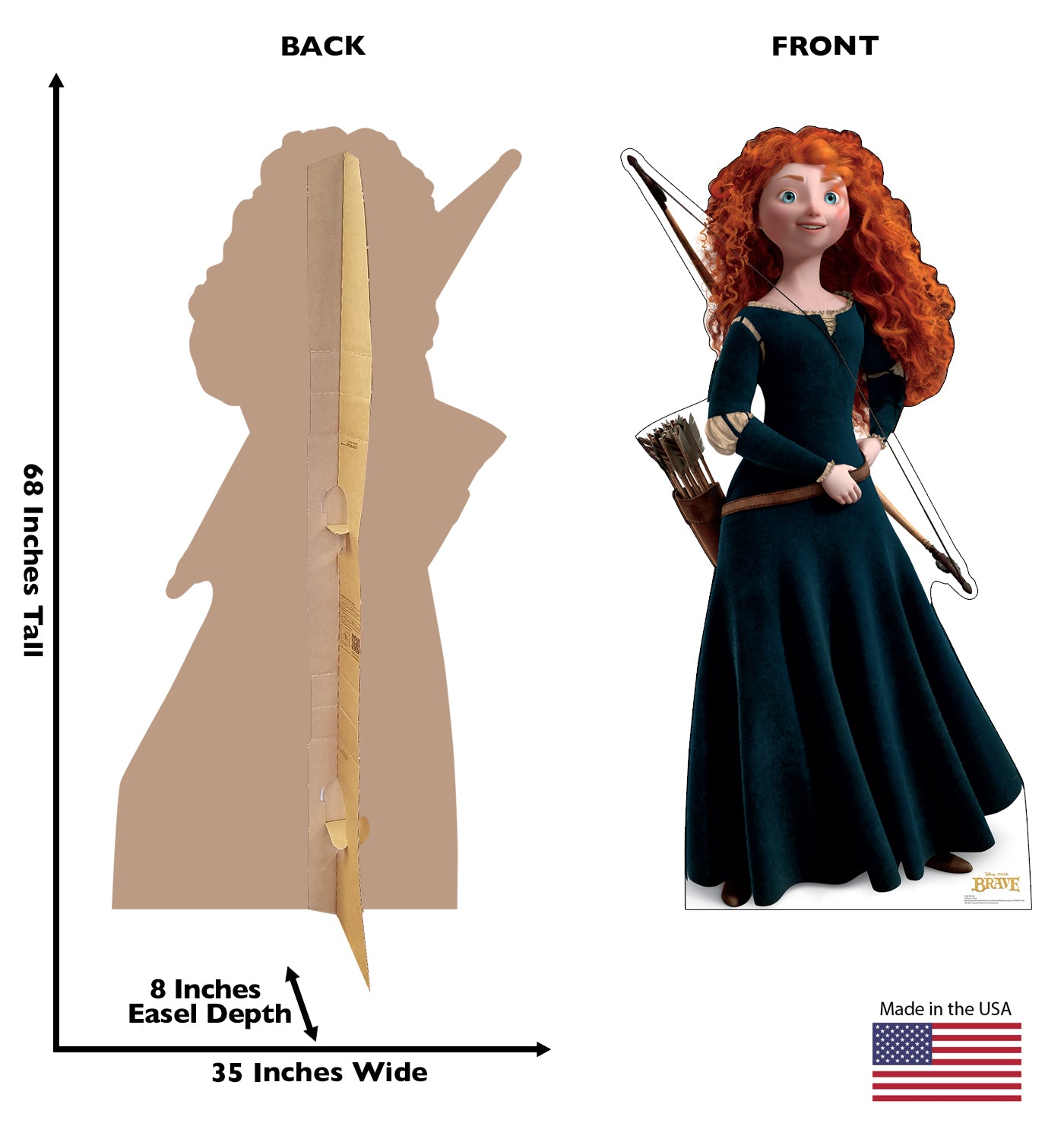 Life-size Merida Cardboard Standup |Cardboard Cutout - All Cutouts