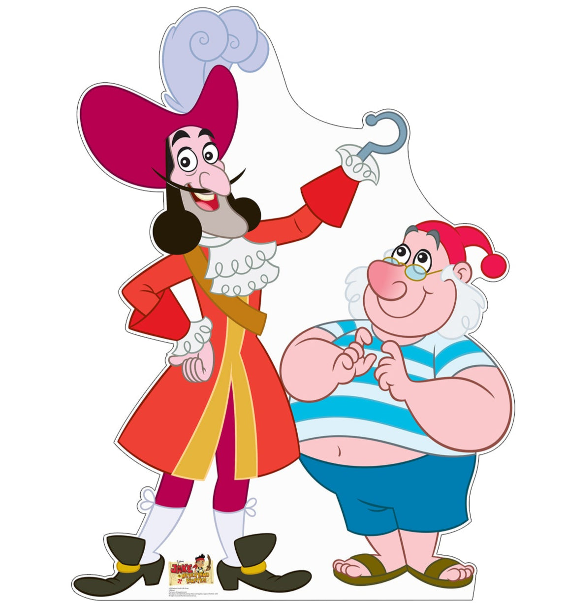Life-size Captain Hook and Mr Smee Cardboard Standup | Cardboard Cutout - All Cutouts