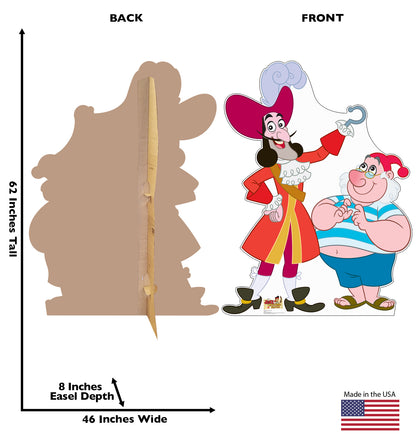Life-size Captain Hook and Mr Smee Cardboard Standup | Cardboard Cutout - All Cutouts