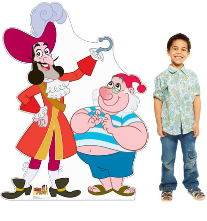 Life-size Captain Hook and Mr Smee Cardboard Standup | Cardboard Cutout - All Cutouts