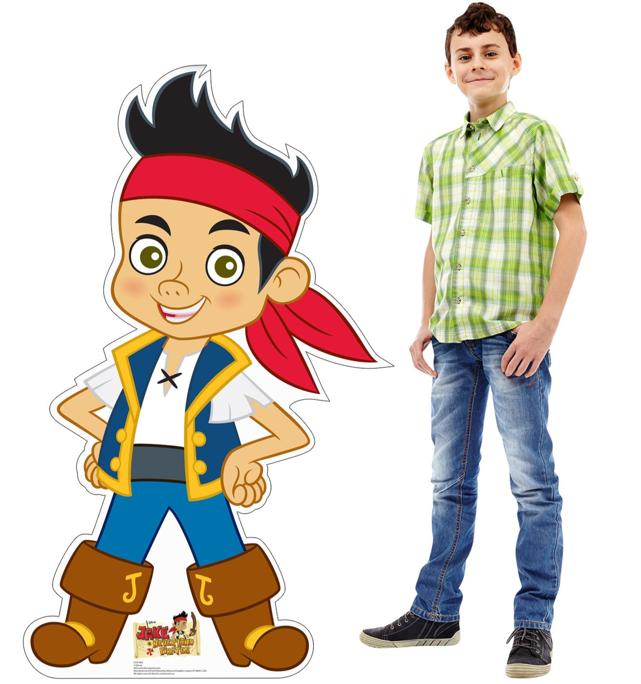 Life-size Jake - Jake and The Neverland Pirates Cardboard Standup | Cardboard Cutout - All Cutouts