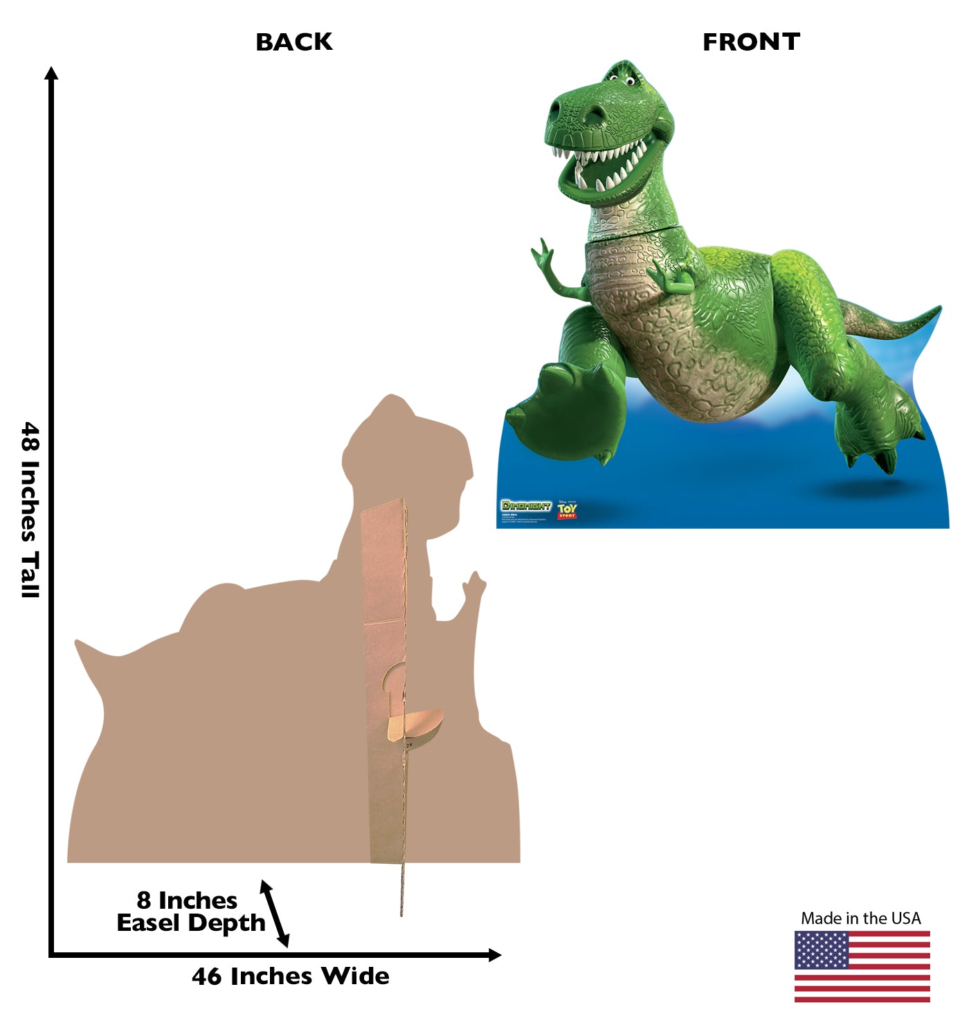 Life-size Rex Cardboard Standup | Cardboard Cutout - All Cutouts