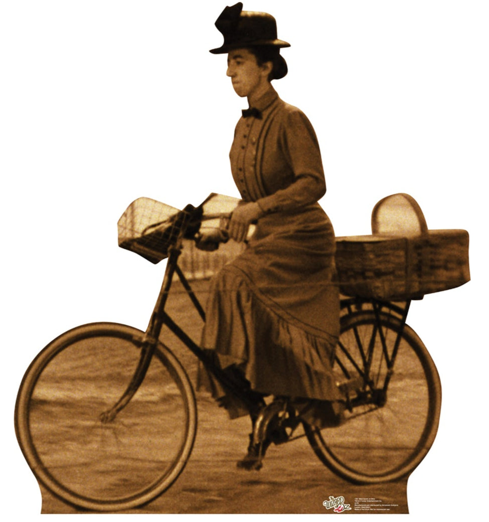 Life-size Miss Gulch on Bike - Wizard of Oz Cardboard Cutout - All Cutouts