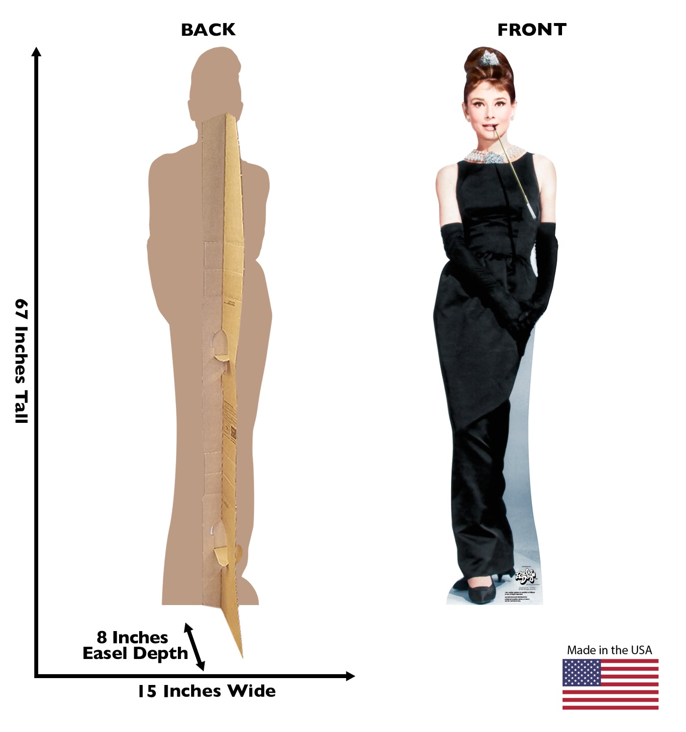 Audrey Hepburn in Breakfast at Tiffany's Cardboard Cutout - All Cutouts