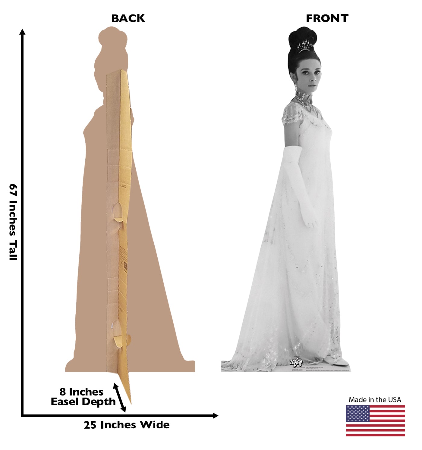 Life-size Audrey Hepburn in My Fair Lady Cardboard Standup | Cardboard Cutout - All Cutouts