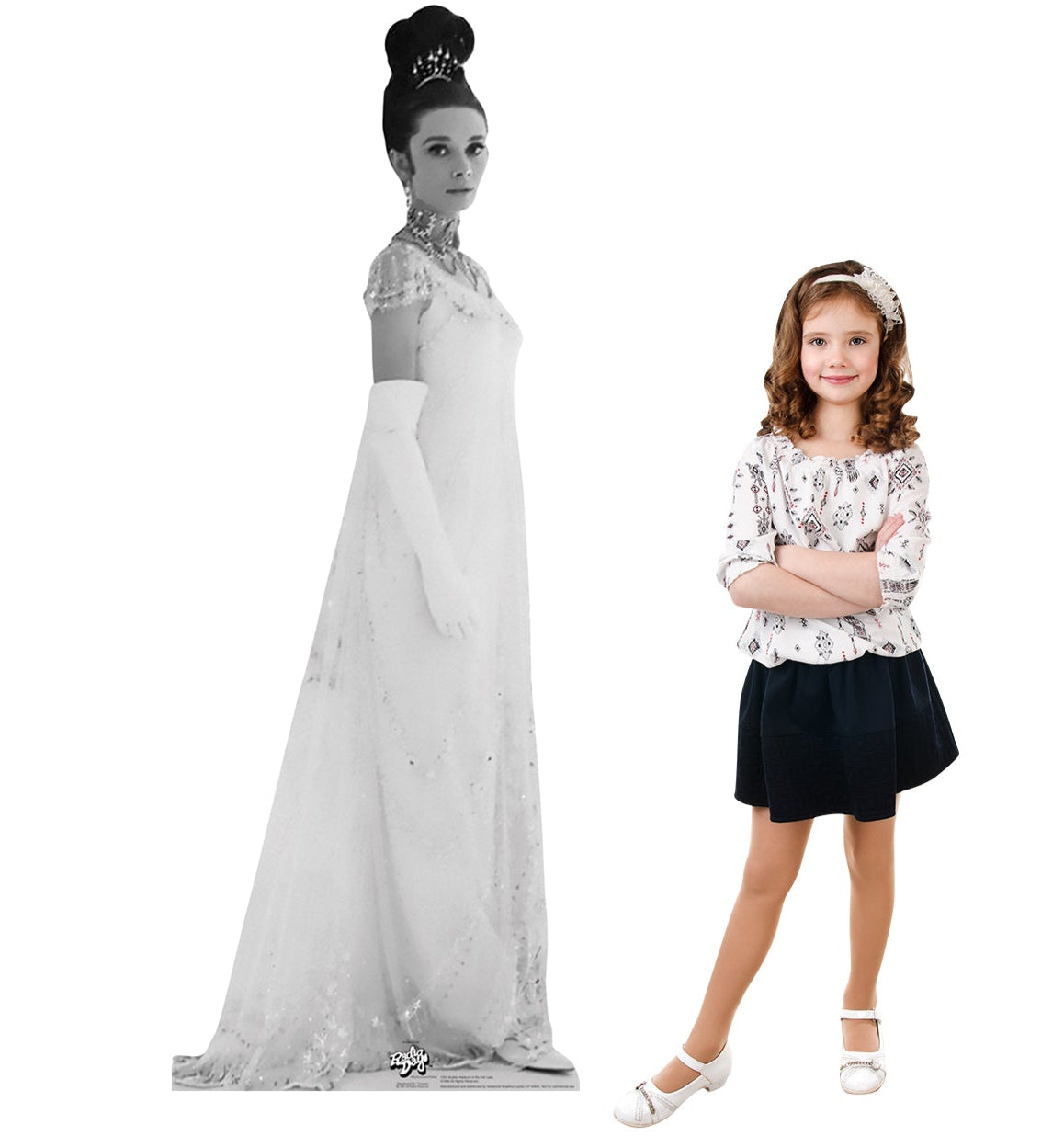 Life-size Audrey Hepburn in My Fair Lady Cardboard Standup | Cardboard Cutout - All Cutouts