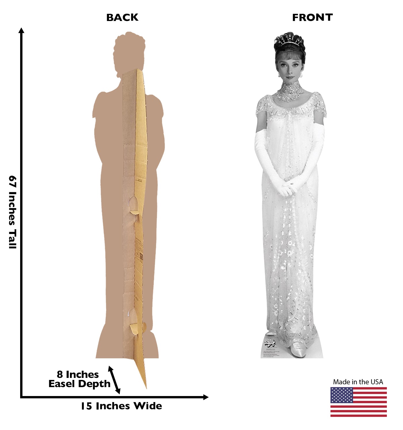Life-size Audrey Hepburn My Fair Lady 2 Cardboard Cutout - All Cutouts