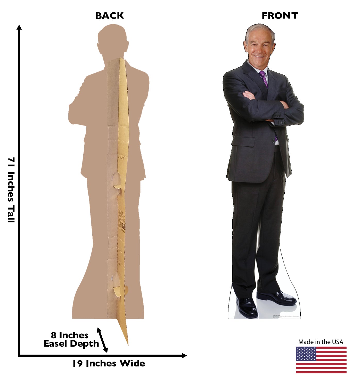 Life-size Ron Paul Cardboard Standup | Cardboard Cutout - All Cutouts