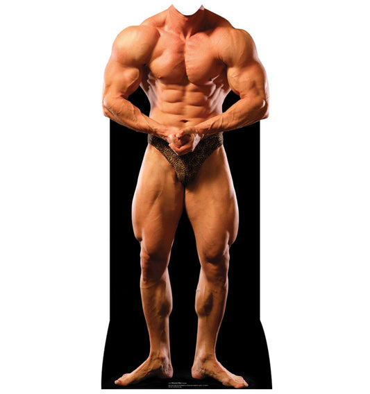 Life-size Muscle Man Stand-in Cardboard Standup | 1270 - All Cutouts