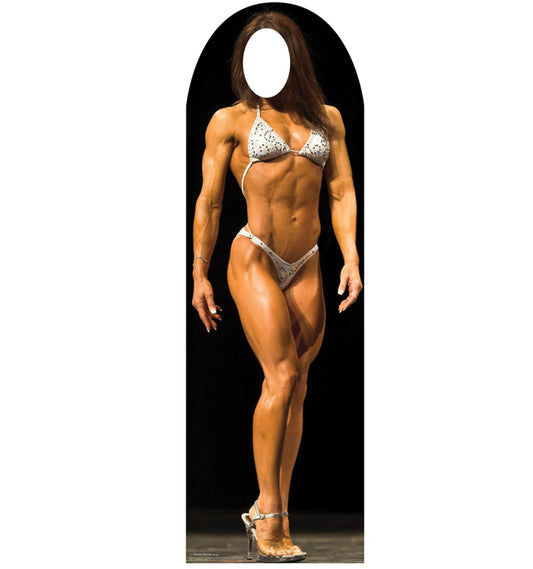 Life-size Muscle Woman Standin Cardboard Standup |Cardboard Cutout - All Cutouts