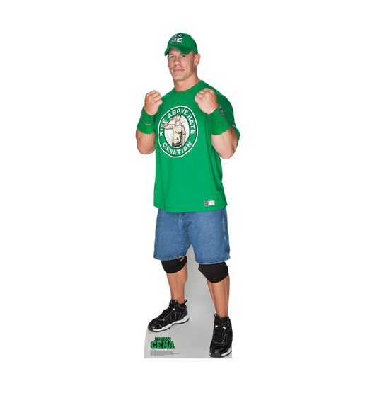 Life-size John Cena Green Shirt Cardboard Cutout