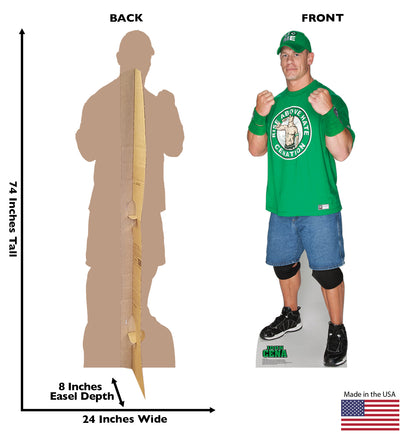 Life-size John Cena Green Shirt Cardboard Cutout - All Cutouts